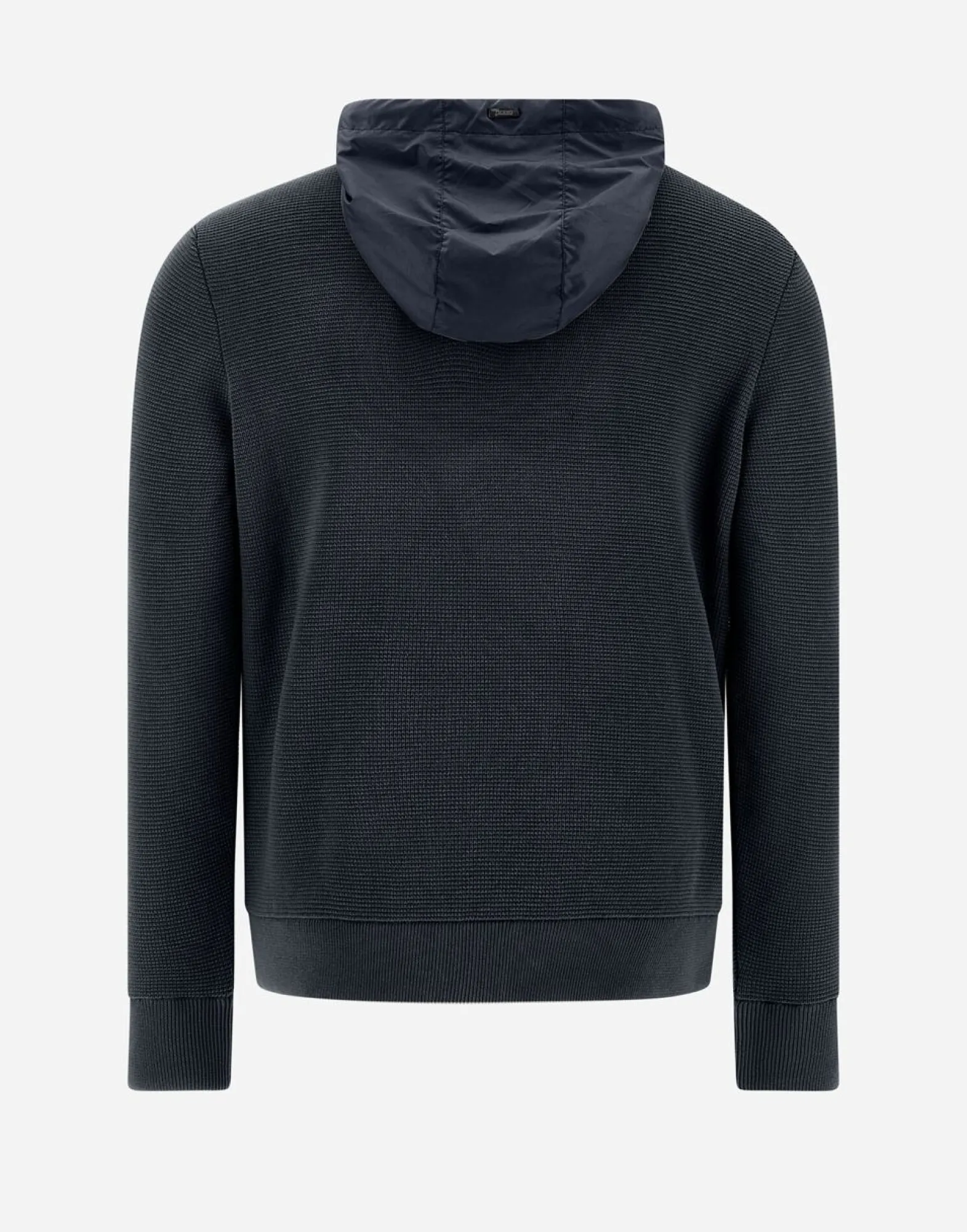 Herno Cardigan In Waffle Knit & Nylon