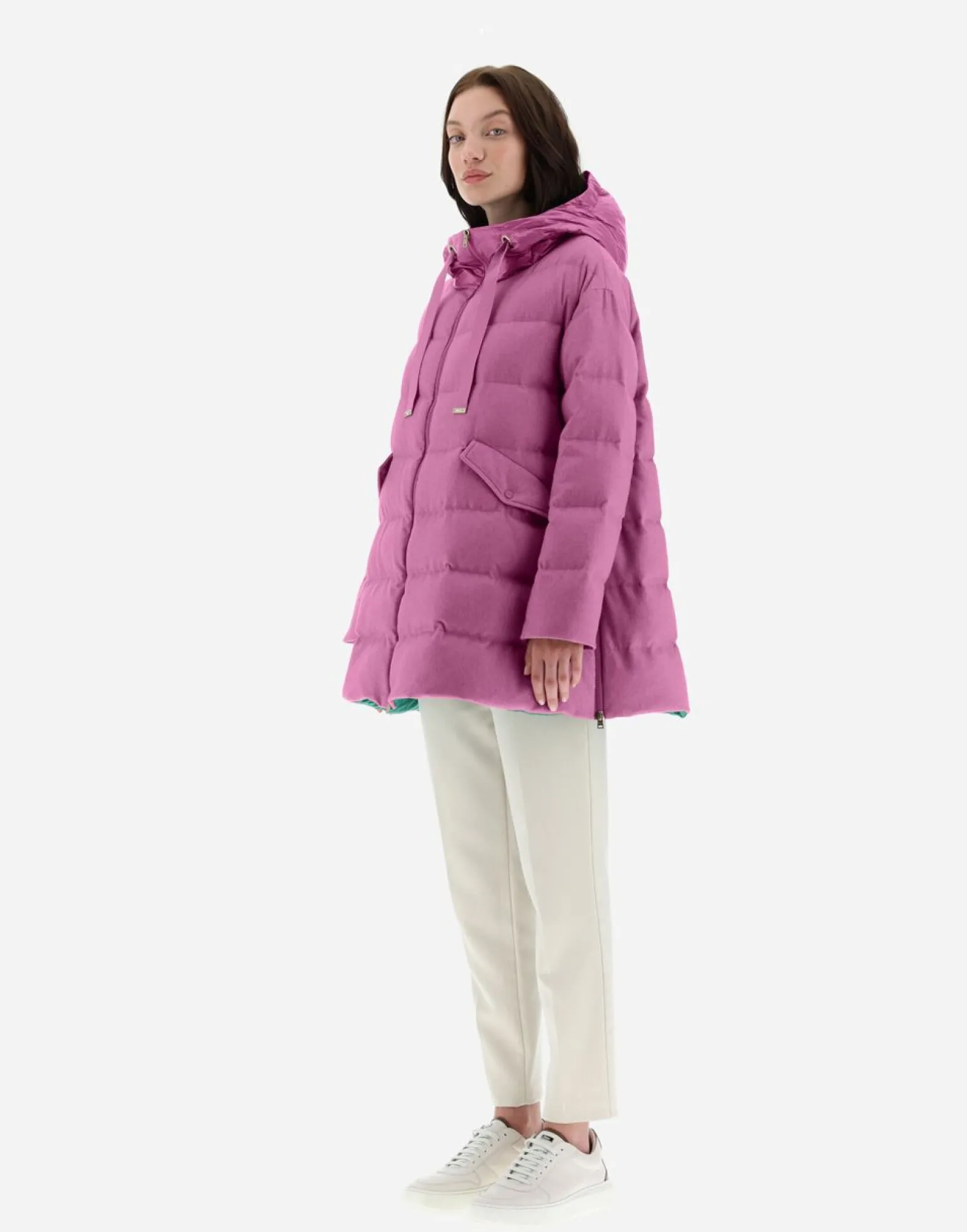 Herno Cashmere Silk A-Shape