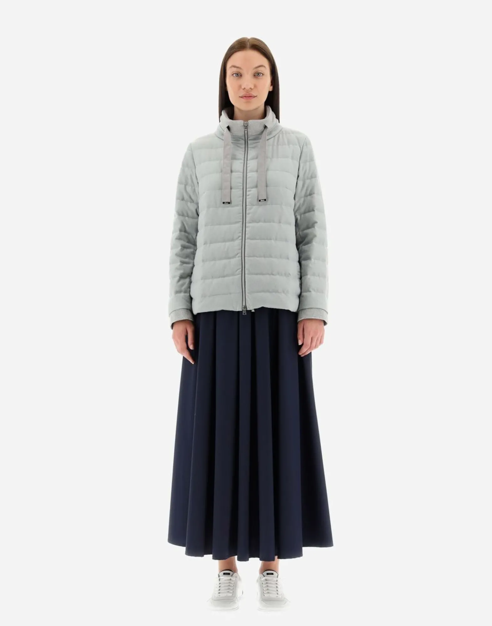Herno Cashmere Silk & Knit Fabric Jacket