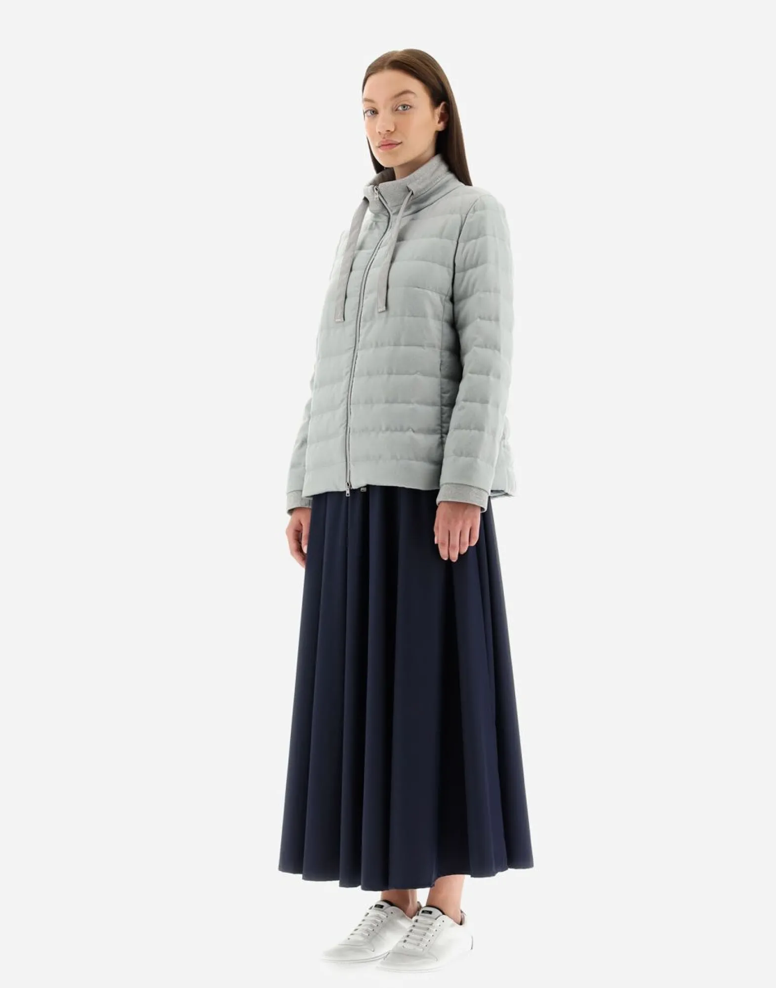 Herno Cashmere Silk & Knit Fabric Jacket