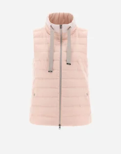 Herno Cashmere Silk & Knit Fabric Waistcoat
