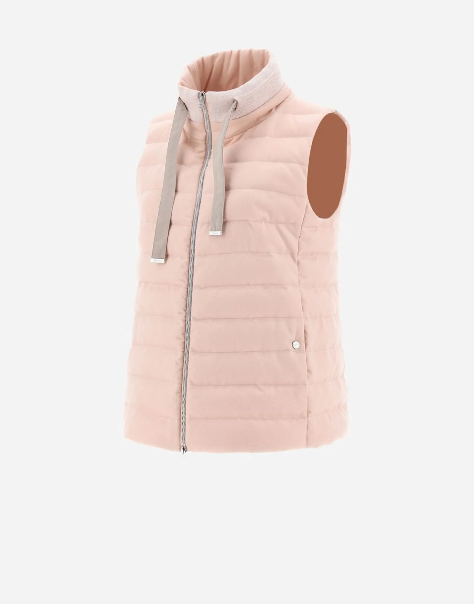 Herno Cashmere Silk & Knit Fabric Waistcoat