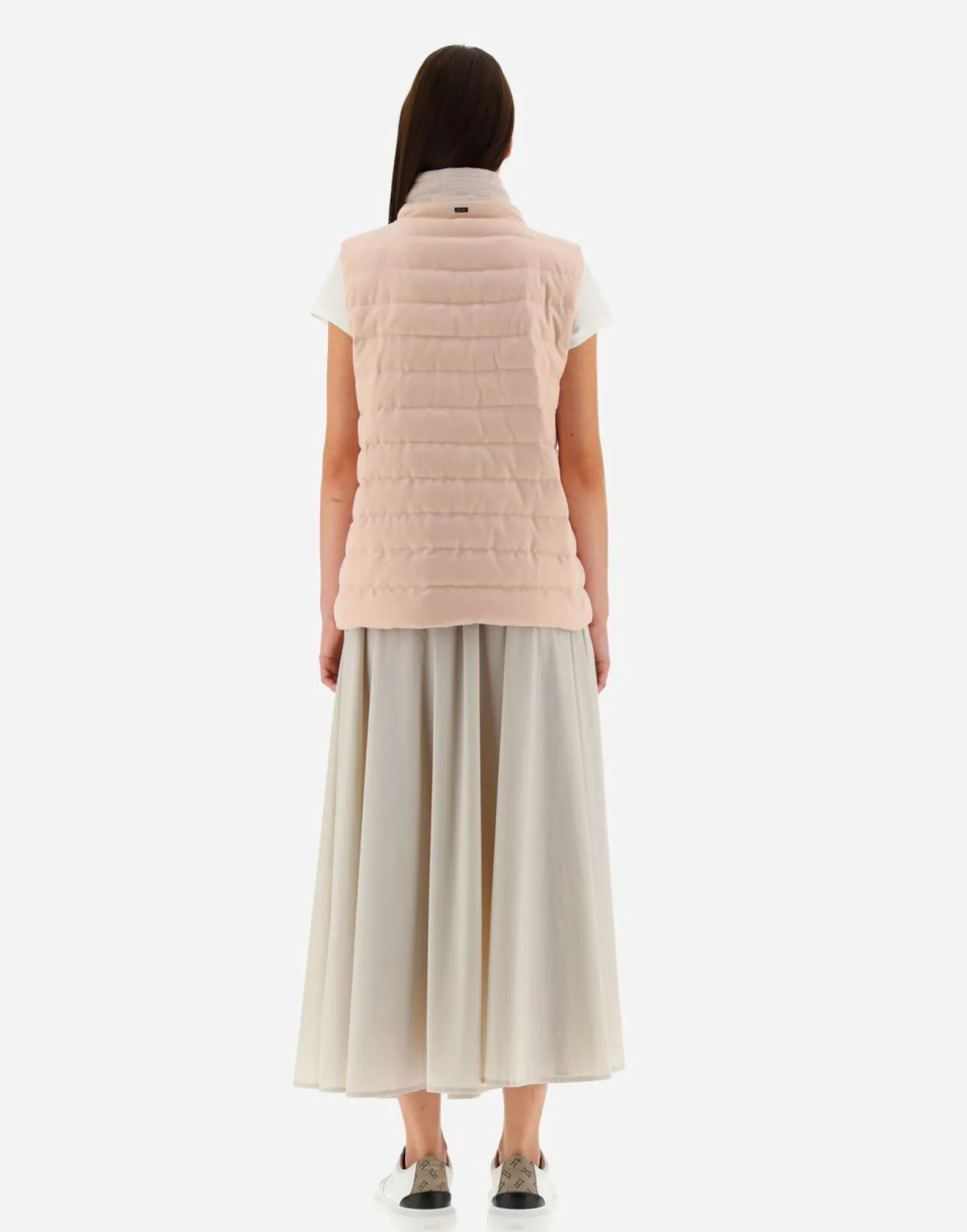 Herno Cashmere Silk & Knit Fabric Waistcoat