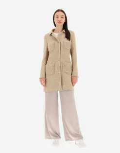 Herno Coat In Casual Tweed