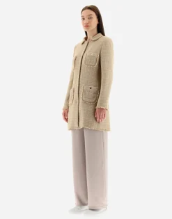 Herno Coat In Casual Tweed
