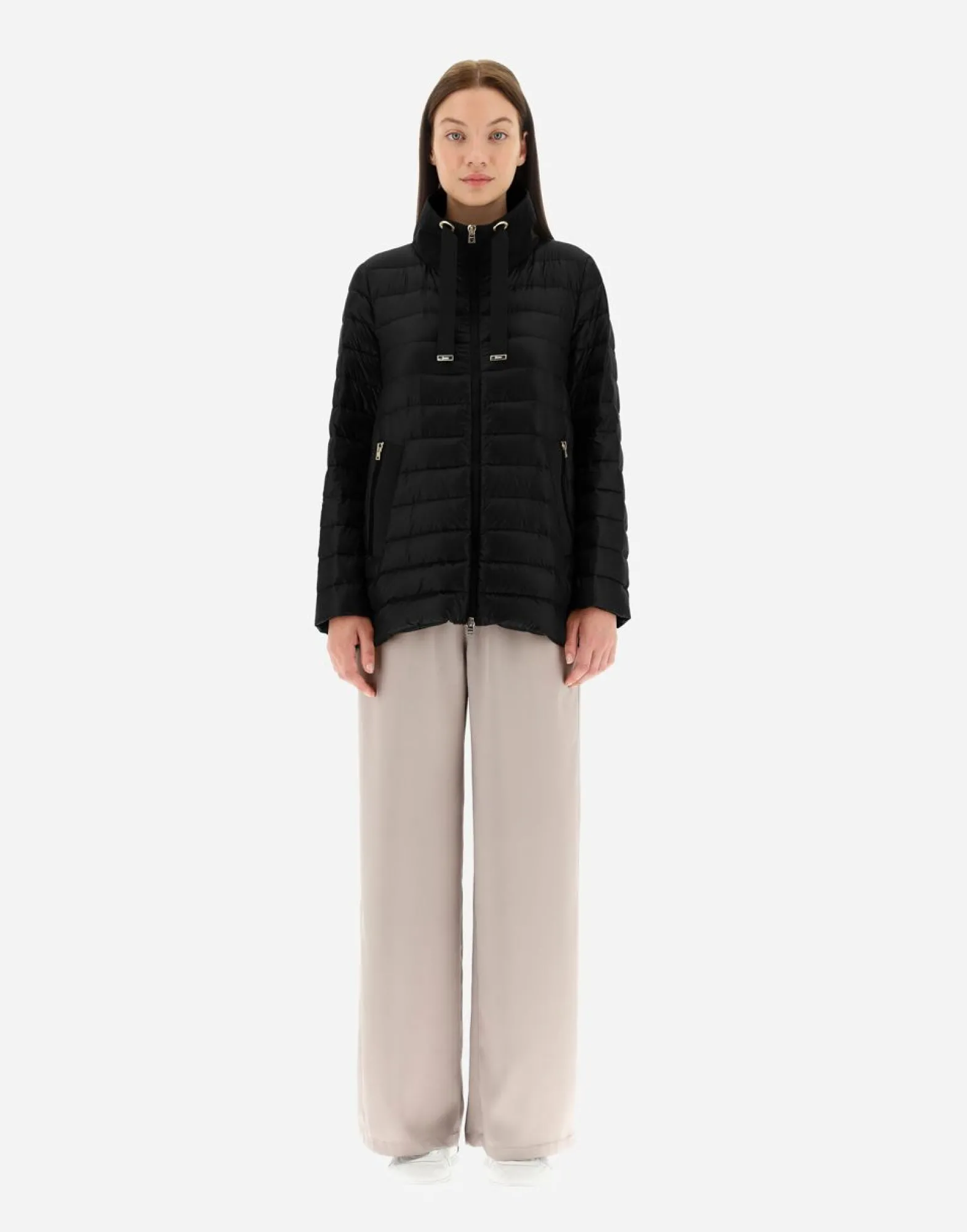 Herno Coat In Nylon Ultralight & New Techno Taffeta