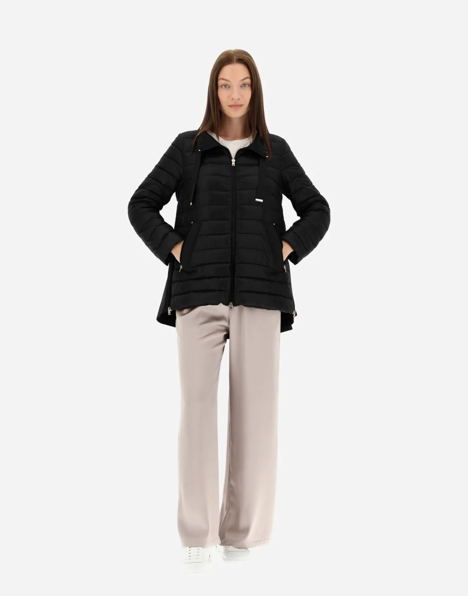 Herno Coat In Nylon Ultralight & New Techno Taffeta