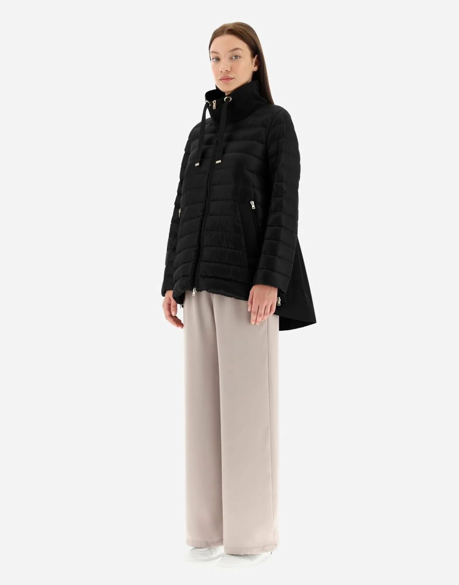 Herno Coat In Nylon Ultralight & New Techno Taffeta