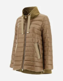 Herno Coat In Nylon Ultralight & New Techno Taffeta