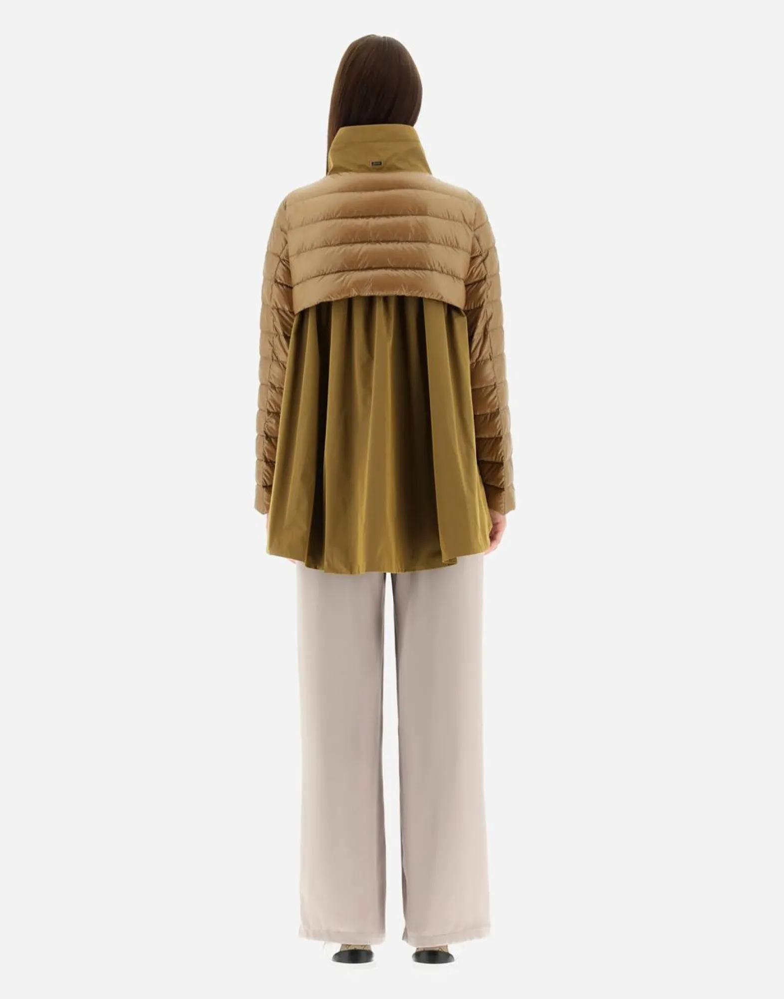 Herno Coat In Nylon Ultralight & New Techno Taffeta