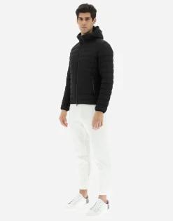 Herno Down Washed Nylon And Ultralight Sportswear Bomber