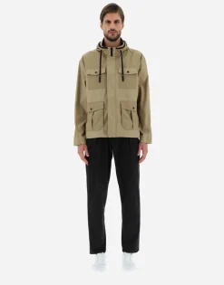 Herno Field Jacket In Delon & Ultralight Crease