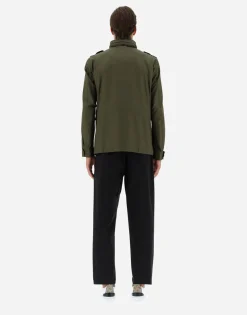 Herno Field Jacket In Light Cotton Stretch