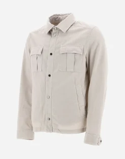 Herno Garment-Dyed Linen & Cotton Shirt