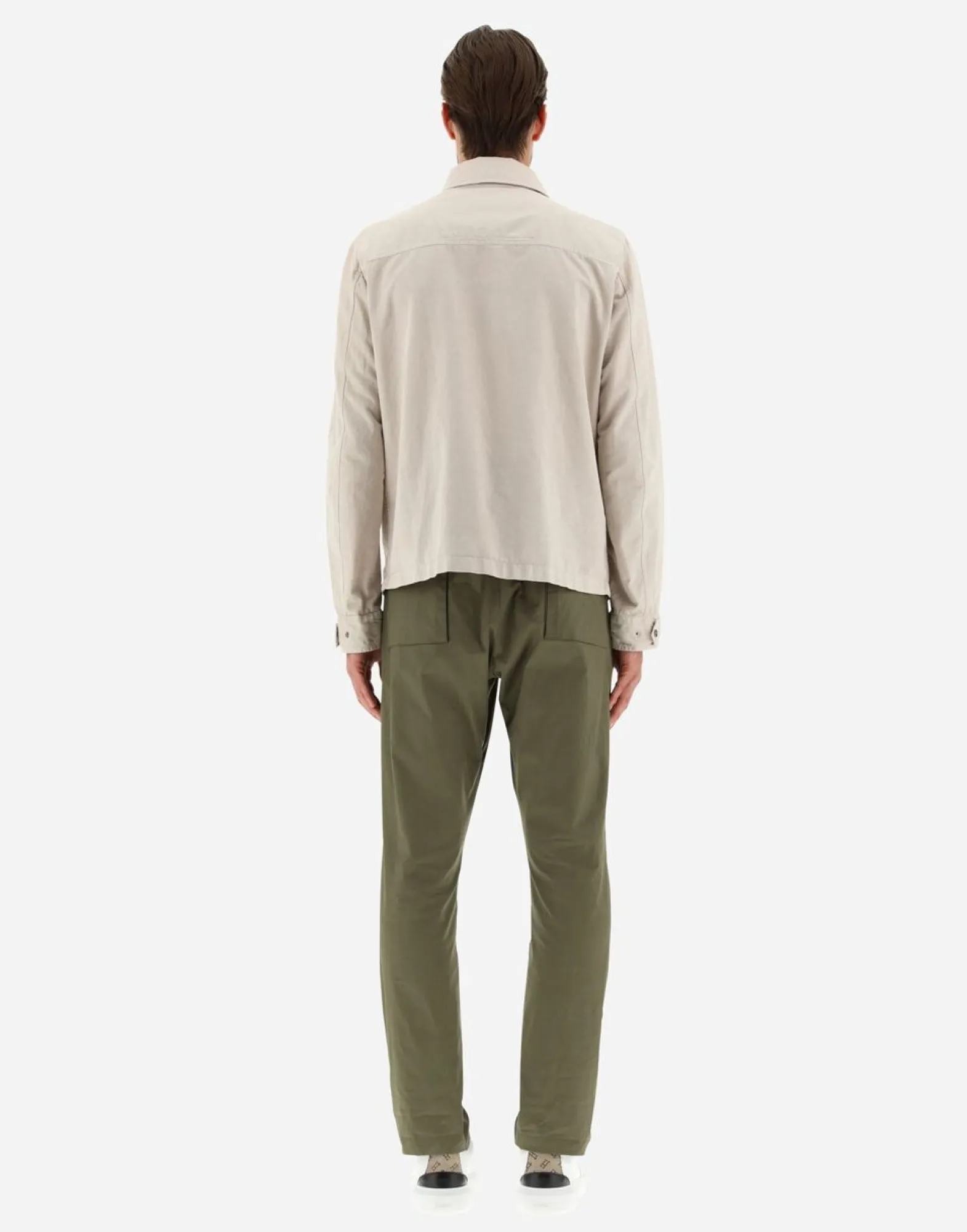 Herno Garment-Dyed Linen & Cotton Shirt