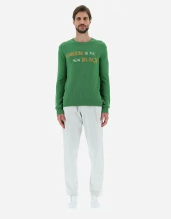 Herno Globe Sweater In Organic Cotton Boucle