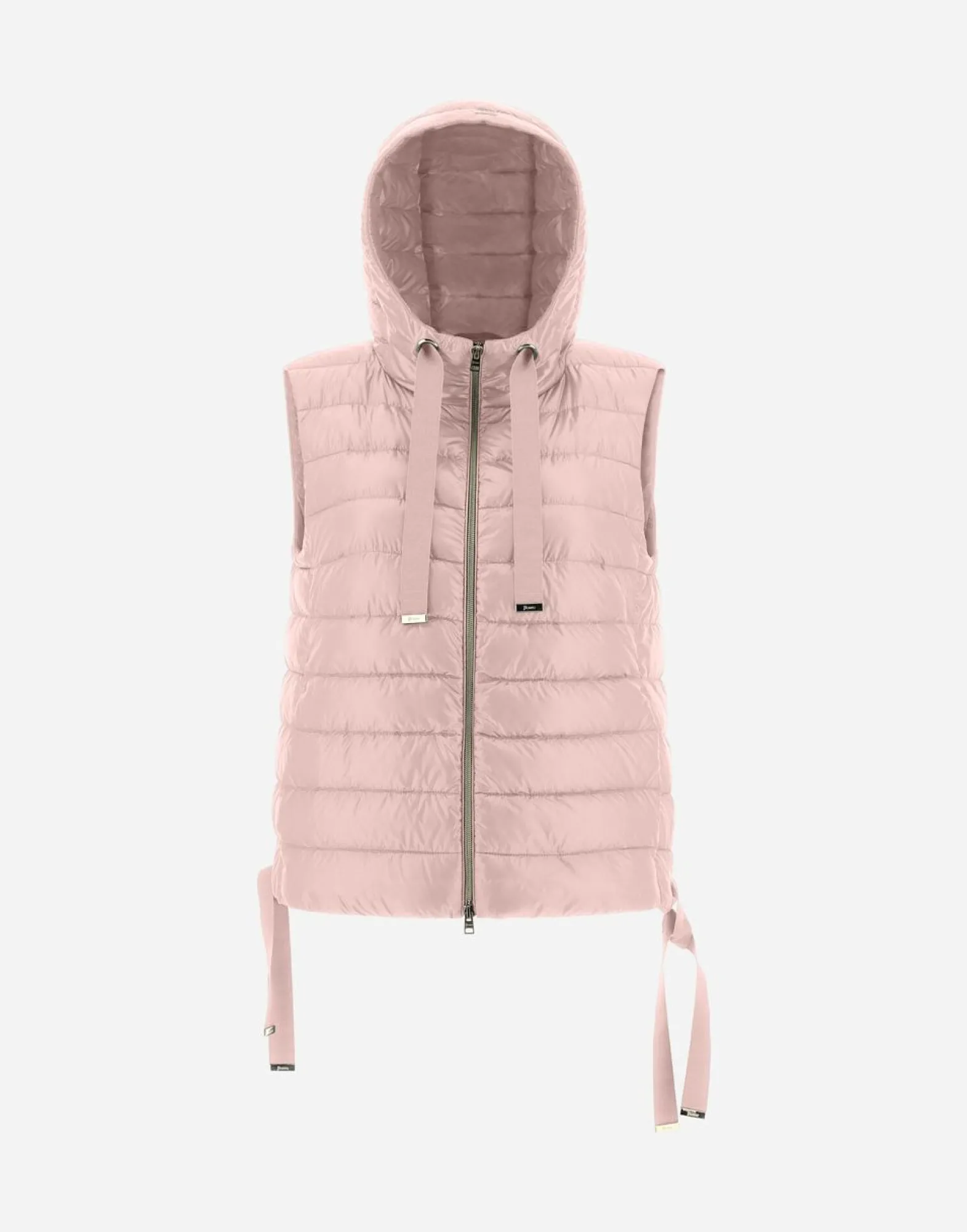 Herno Hooded Waistcoat In Nylon Ultralight