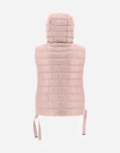 Herno Hooded Waistcoat In Nylon Ultralight