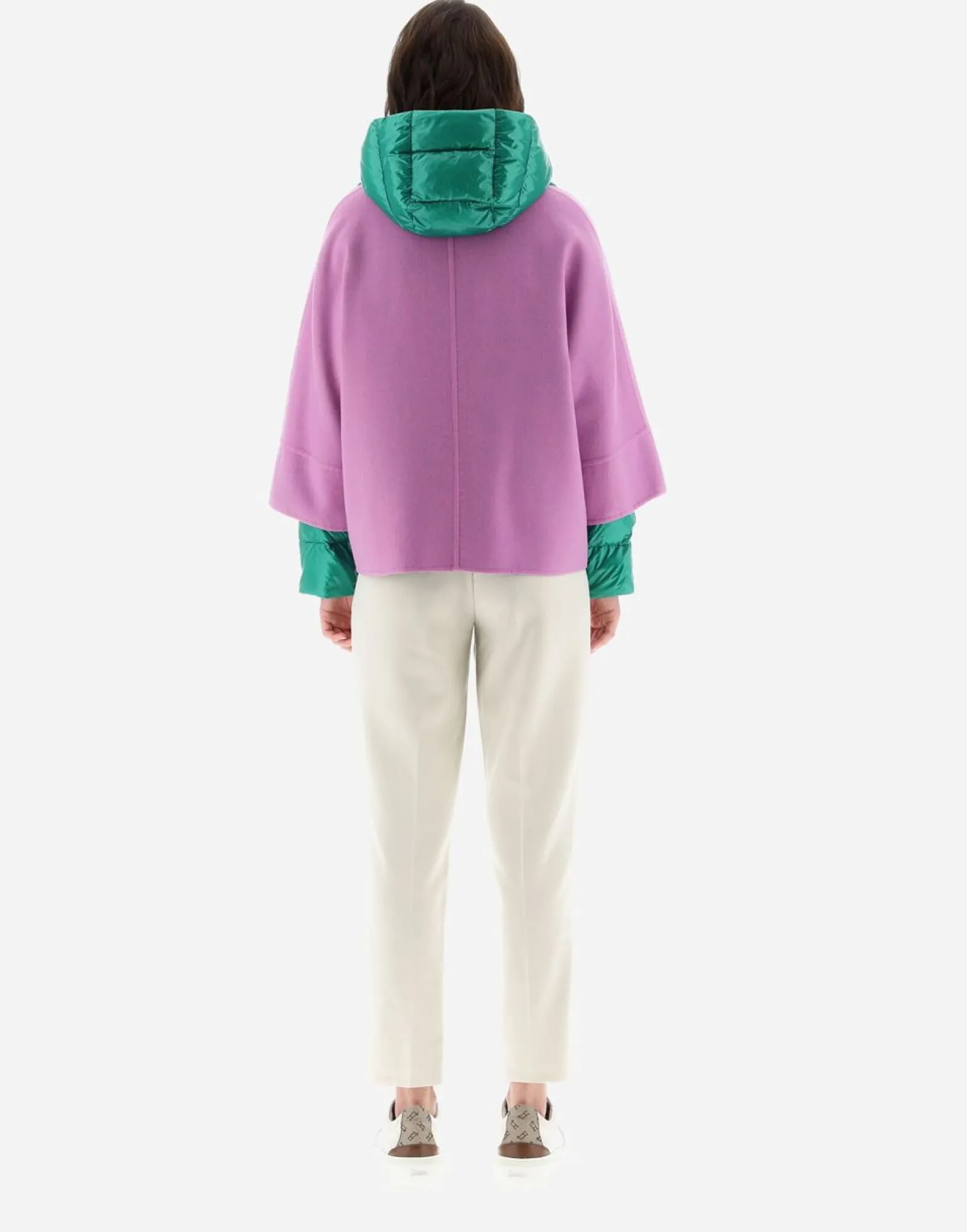 Herno 2-In-1 Double Wool And Reversible Nylon Ultralight Jacket
