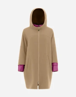 Herno 2-In-1 Double Wool And Reversible Nylon Ultralight Parka