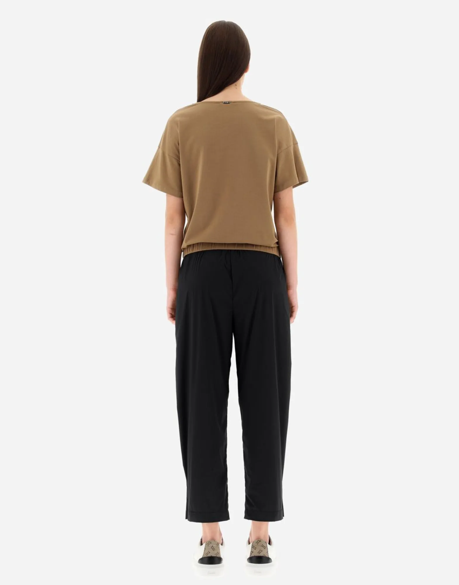Herno Interlock Jersey T-Shirt With Embroidery