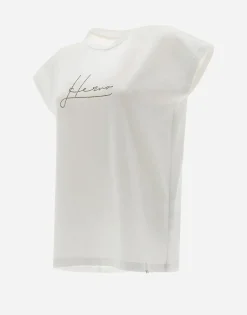 Herno Interlock Jersey T-Shirt With Rhinestones