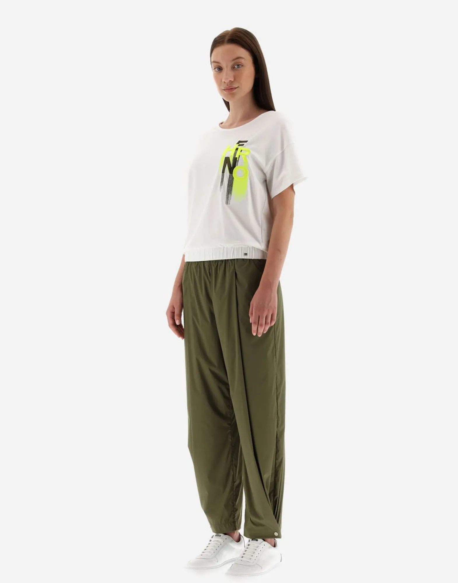 Herno Interlock Jersey T-Shirt With Embroidery