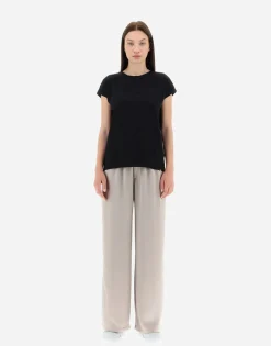 Herno Interlock Jersey T-Shirt With Rhinestones