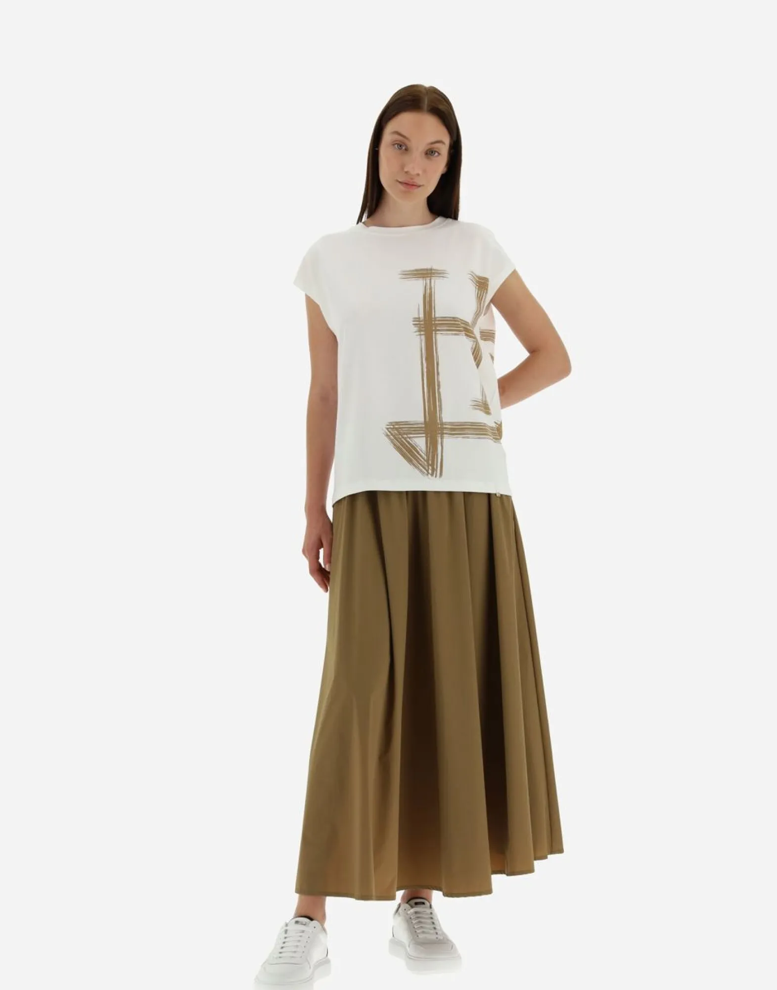Herno Interlock Jersey T-Shirt With Kimono Sleeves