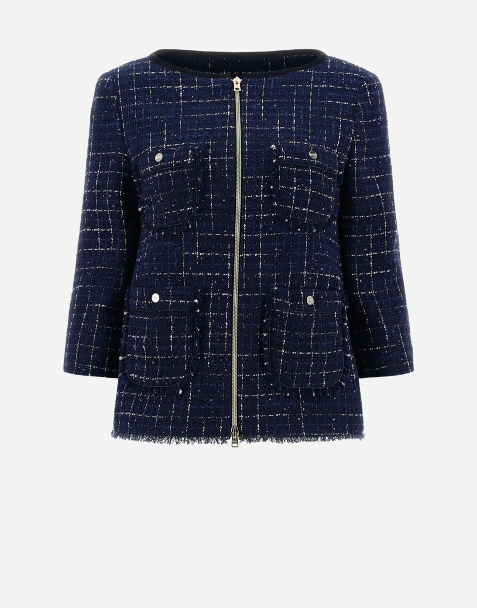 Herno Jacket In Casual Tweed