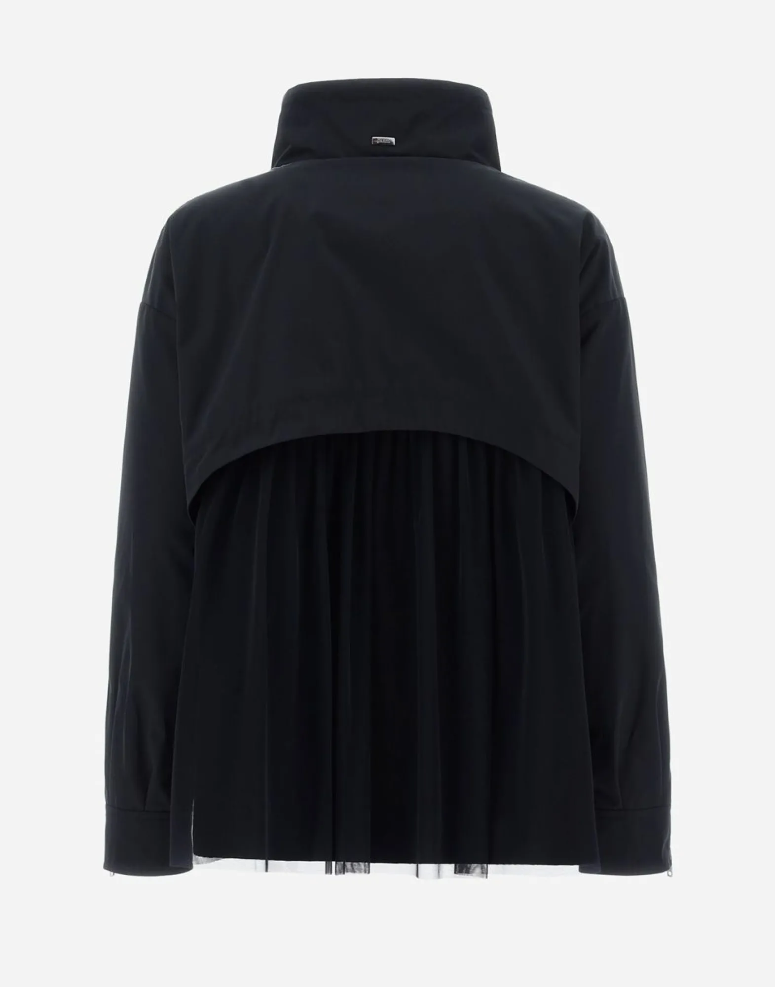 Herno Jacket In Compact Nylon & Tulle