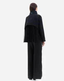 Herno Jacket In Compact Nylon & Tulle