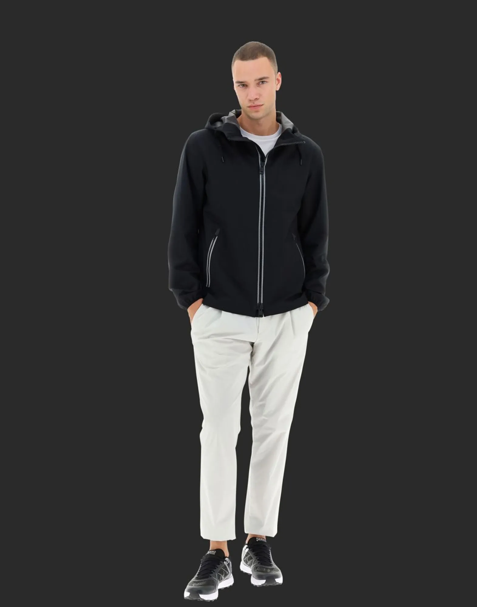 Herno Laminar Bomber Jacket In Gore-Tex Paclite® Shell With Mesh Details