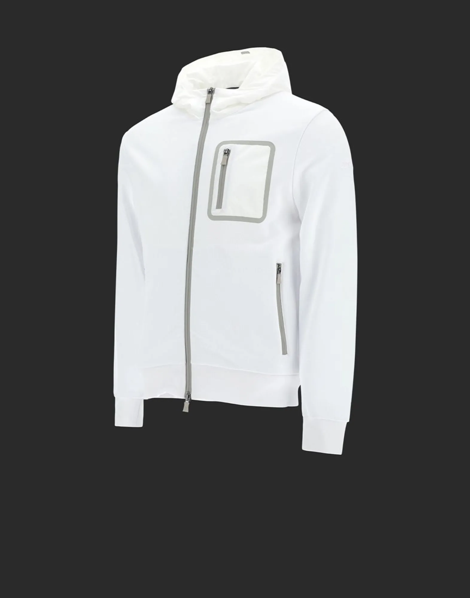 Herno Laminar Cotton Sweater Bomber