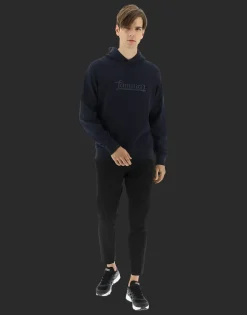 Herno Laminar Cotton Sweater Hoodie With Logo