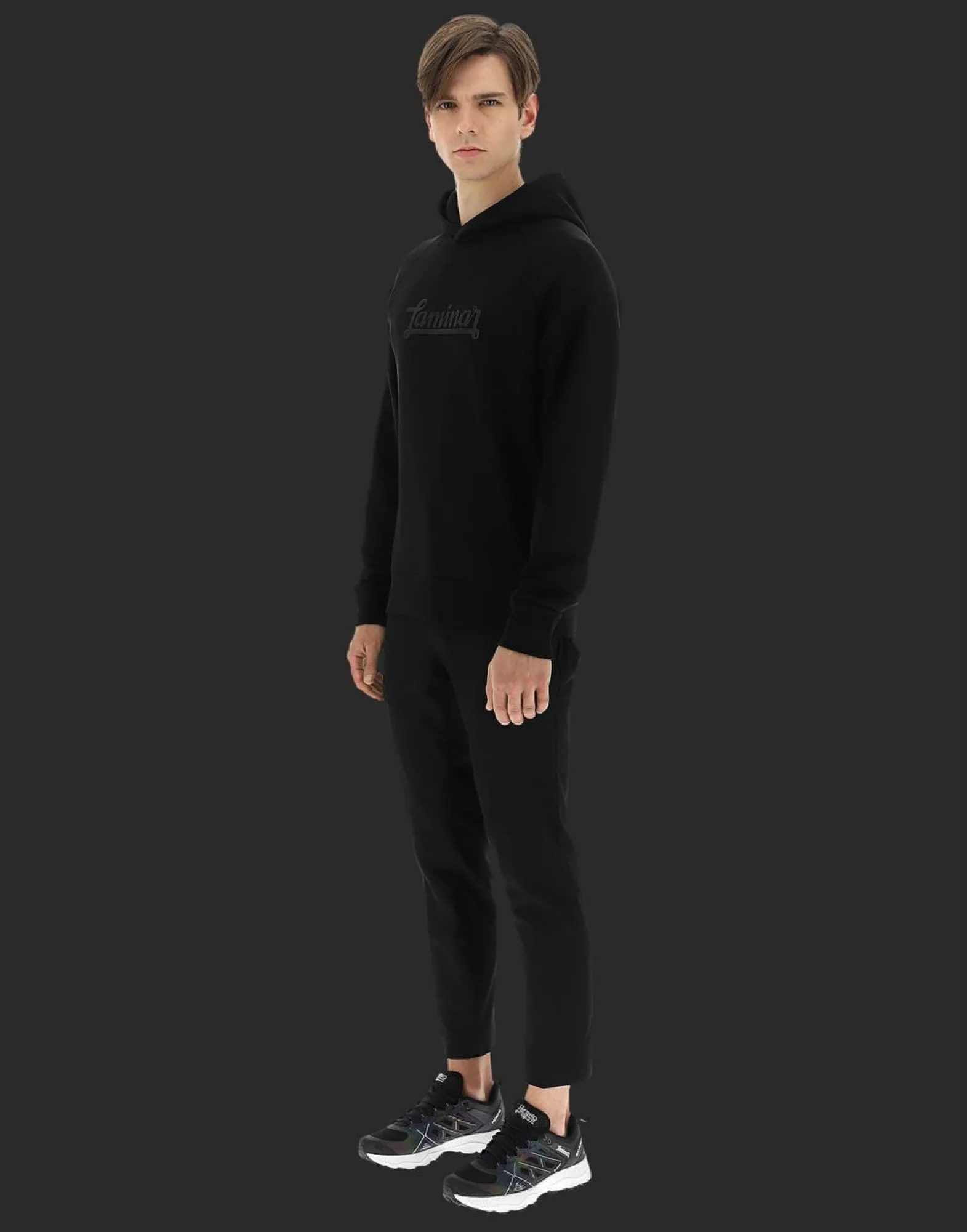 Herno Laminar Cotton Sweater Hoodie With Logo