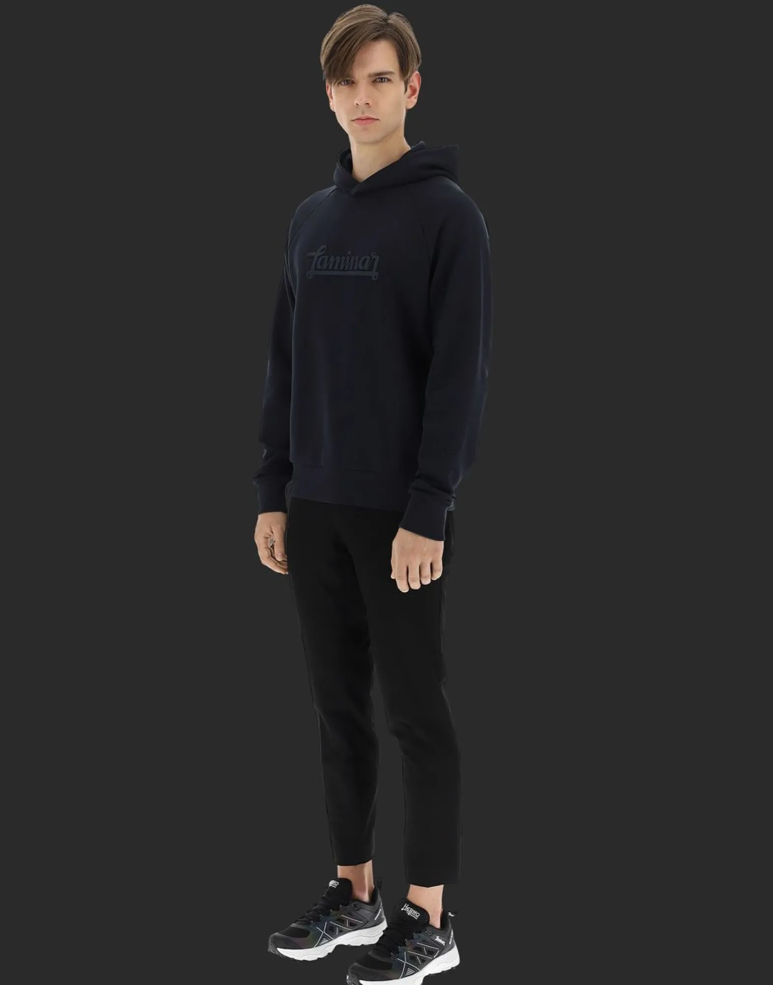 Herno Laminar Cotton Sweater Hoodie With Logo