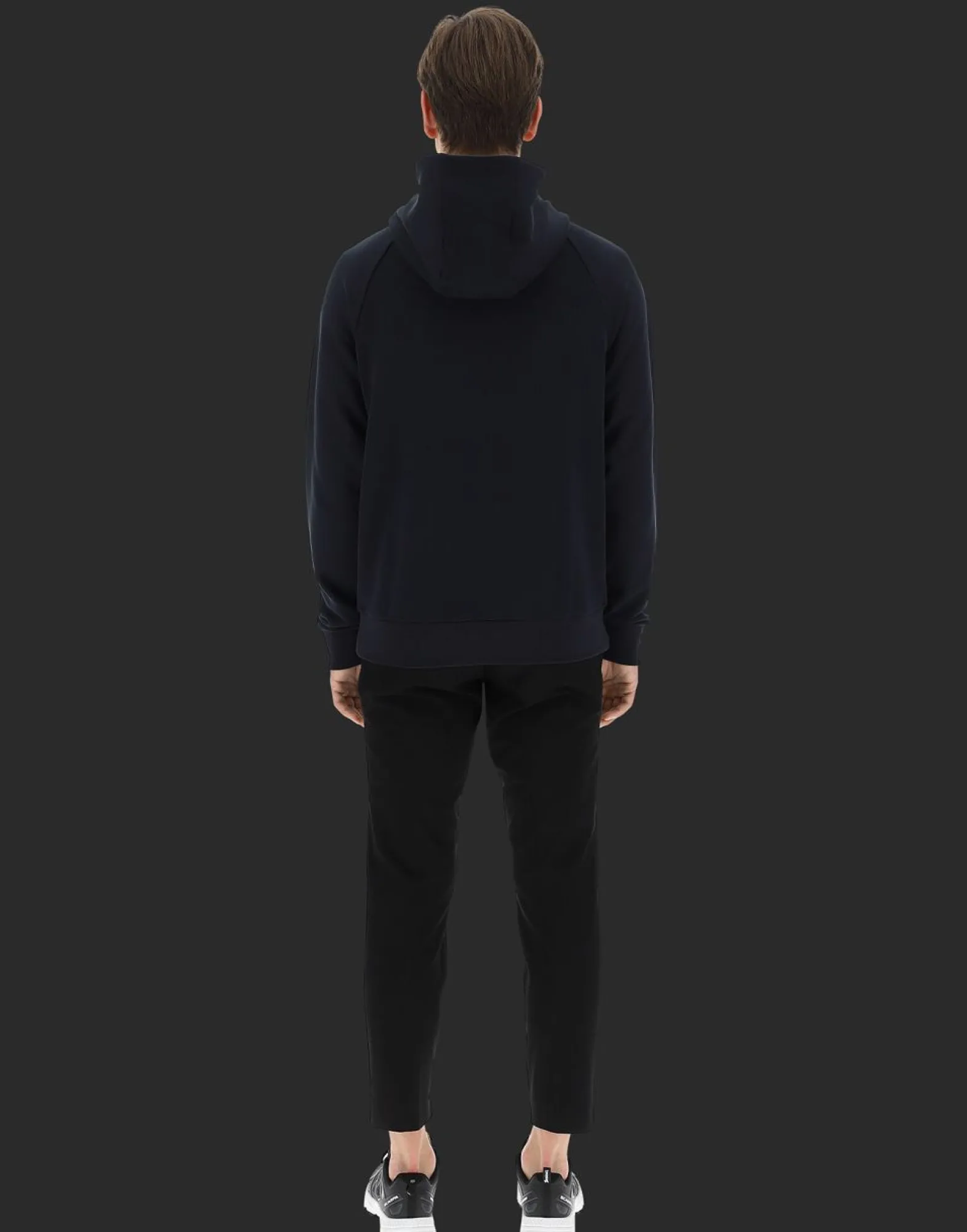 Herno Laminar Cotton Sweater Hoodie With Logo