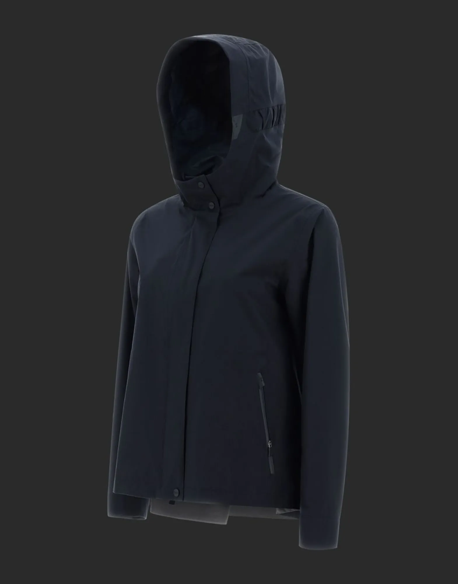 Herno Laminar Hooded Cape In Gore-Tex Paclite® Shell