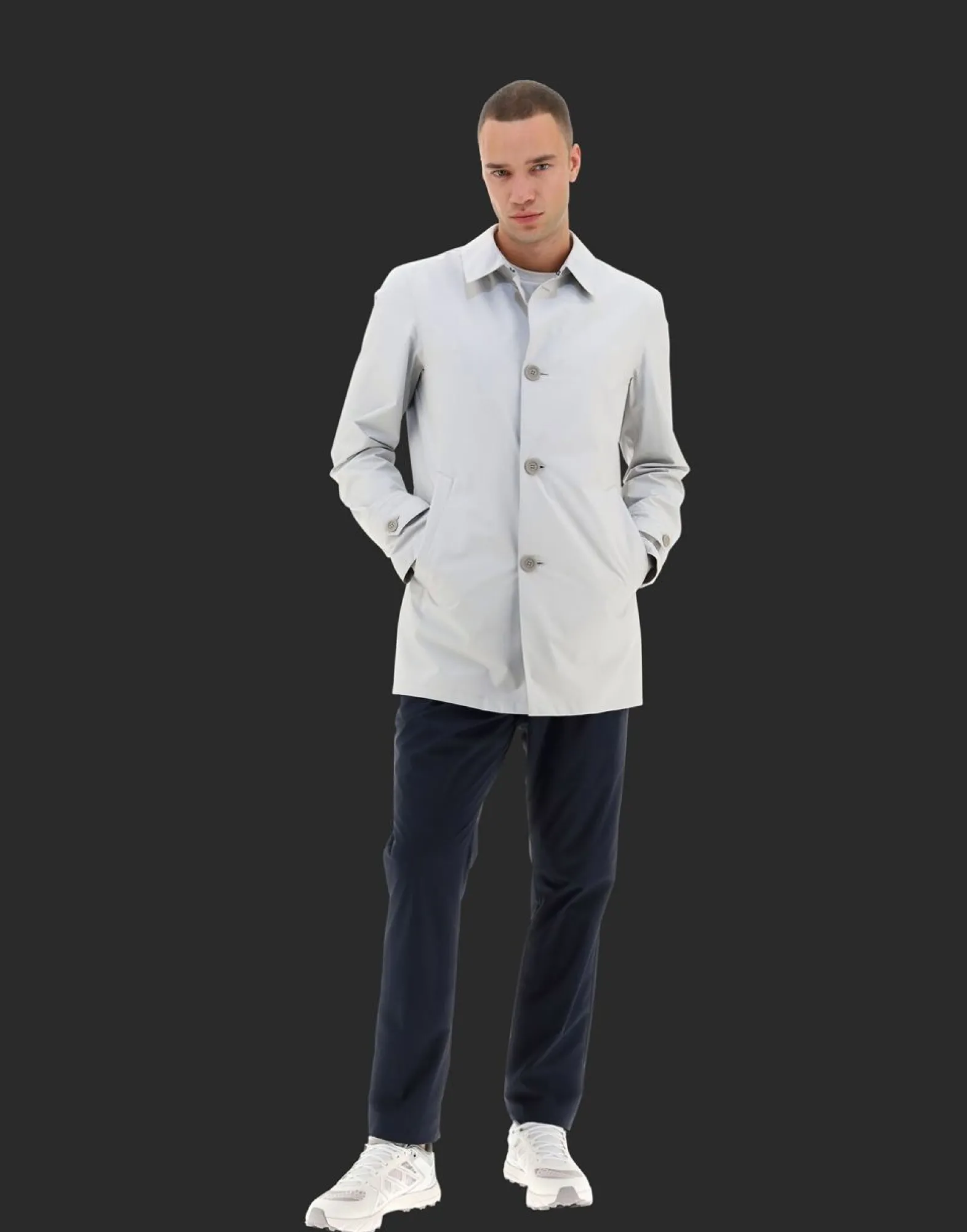 Herno Laminar 2Layer Raincoat With Bucket Hat