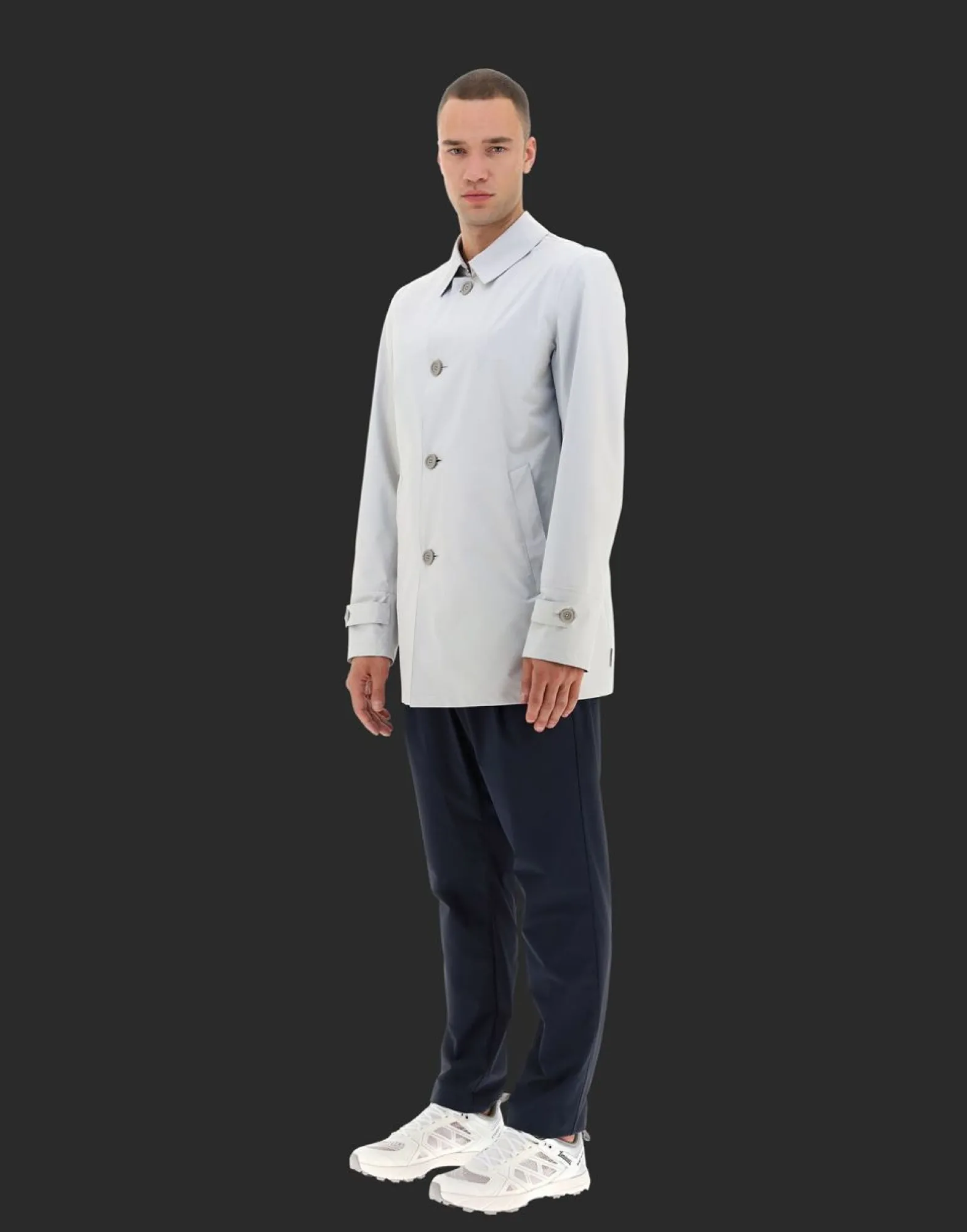 Herno Laminar 2Layer Raincoat With Bucket Hat