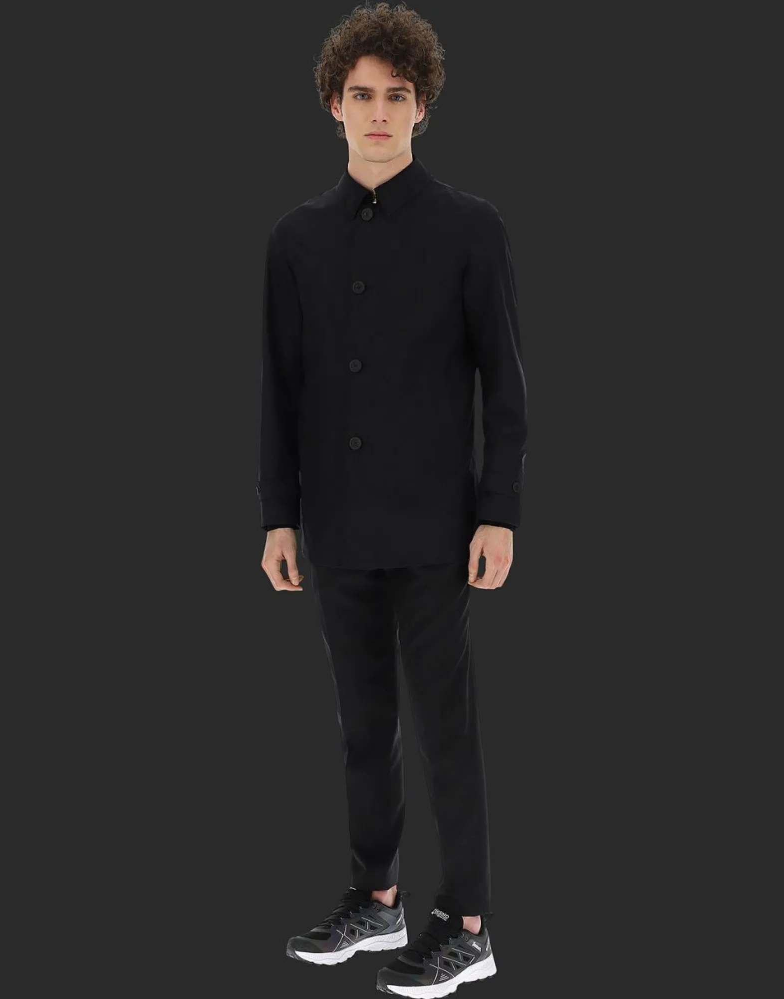 Herno Laminar 2Layer Raincoat With Bucket Hat
