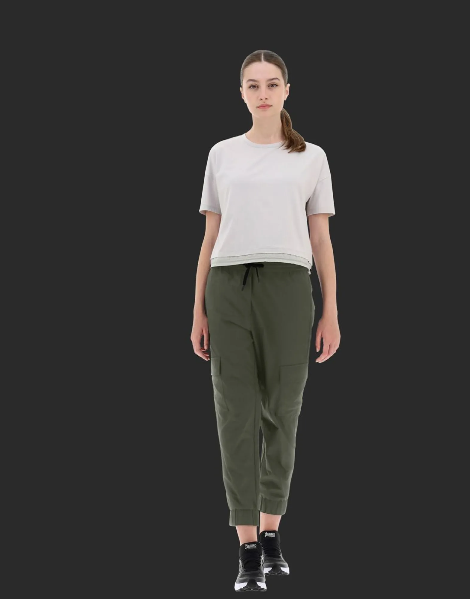 Herno Laminar Trousers In Nylon Dive