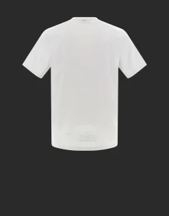 Herno Laminar T-Shirt With Pocket In Compact Jersey With Nylon Details