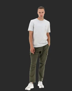 Herno Laminar T-Shirt With Pocket In Compact Jersey With Nylon Details