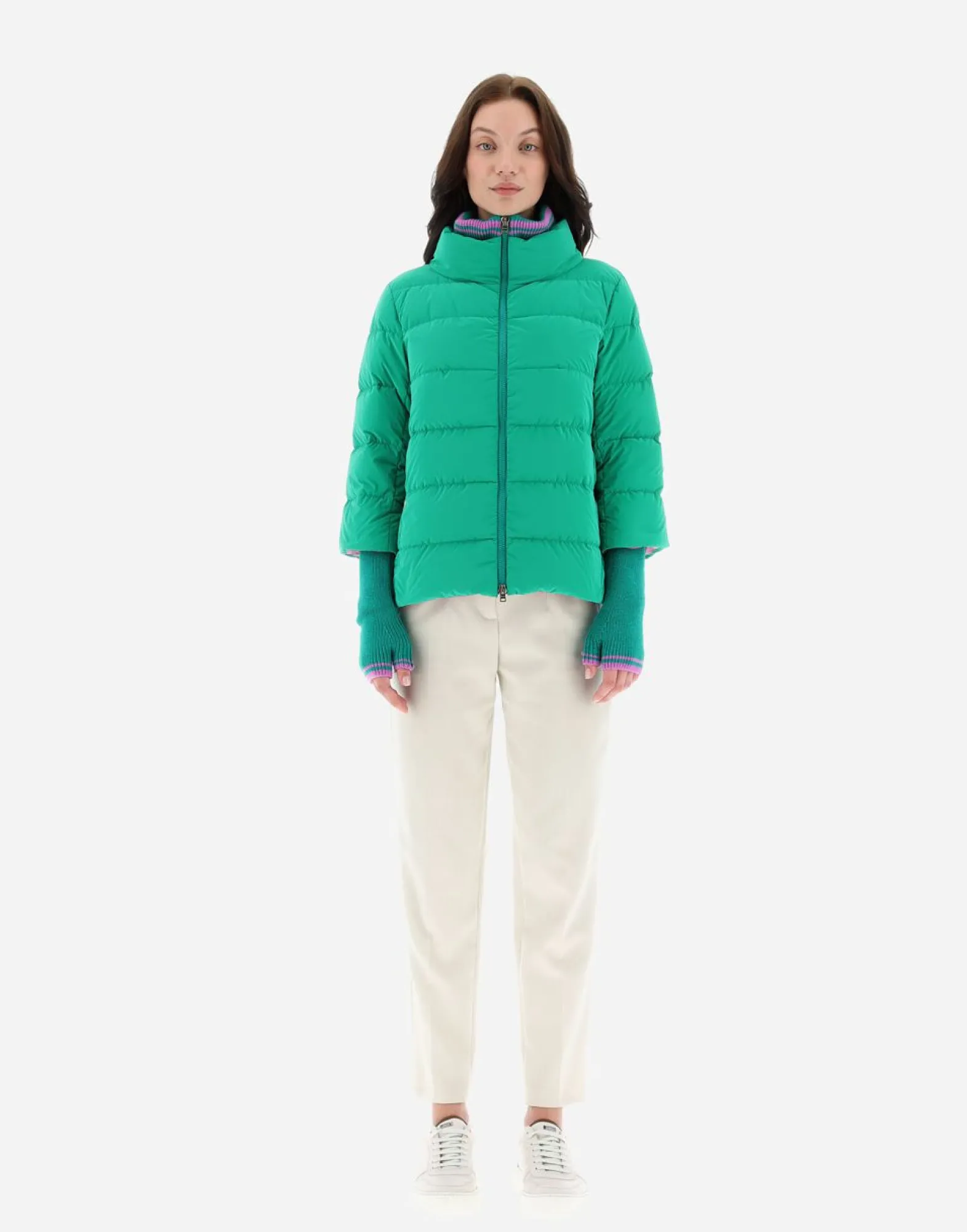 Herno Mat Glaze Cape Jacket