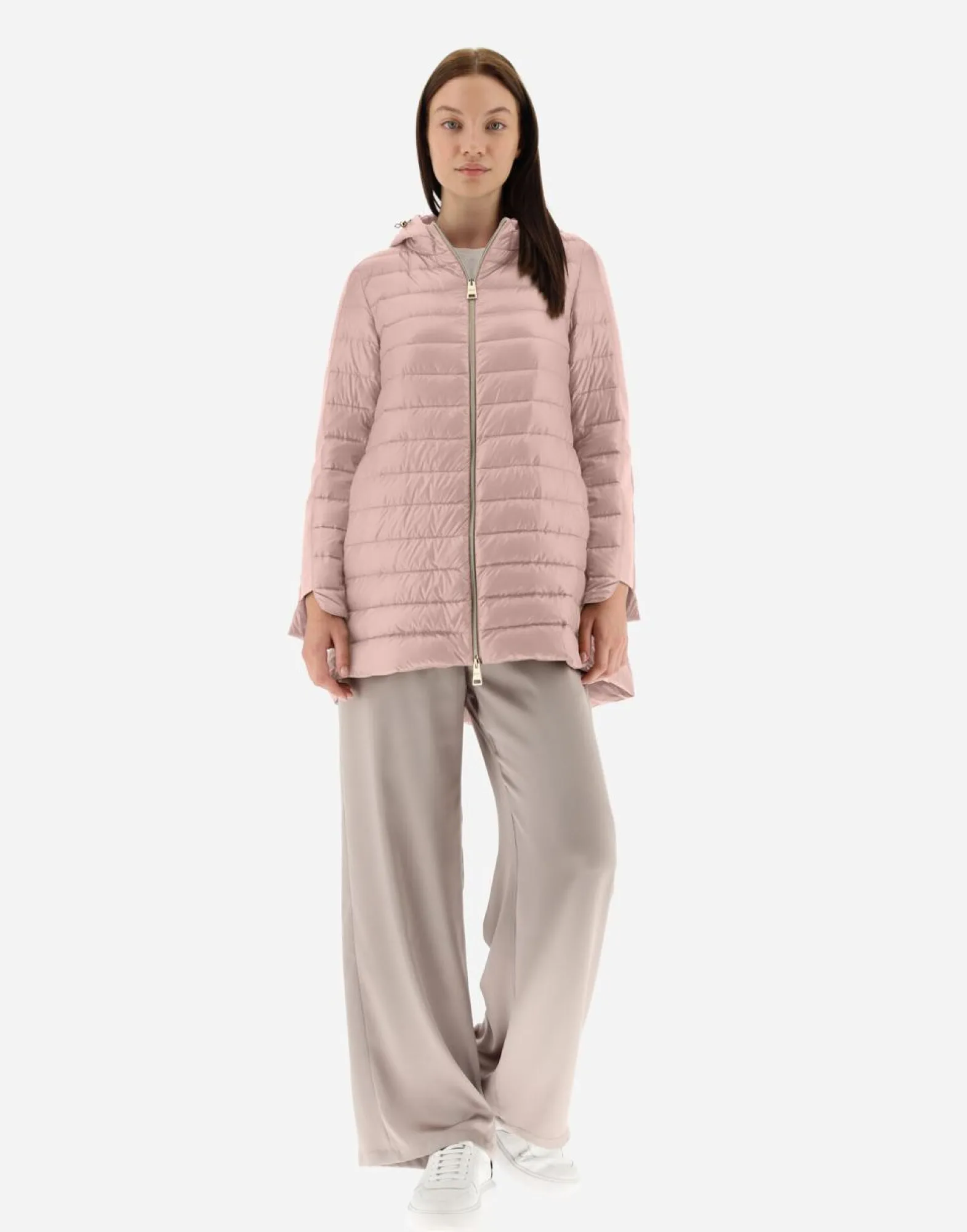 Herno Nylon Ultralight A-Shape With Shantung Details