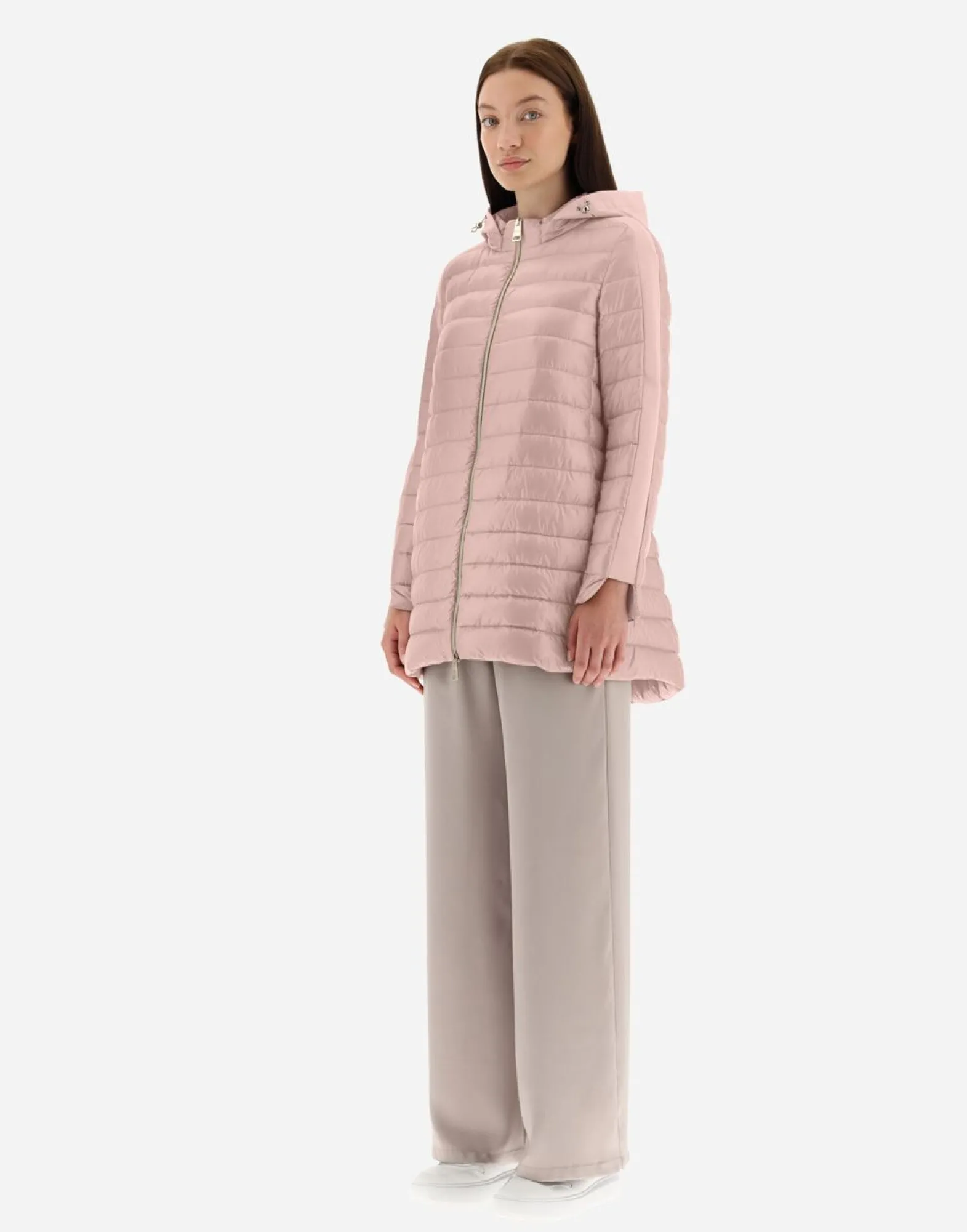 Herno Nylon Ultralight A-Shape With Shantung Details