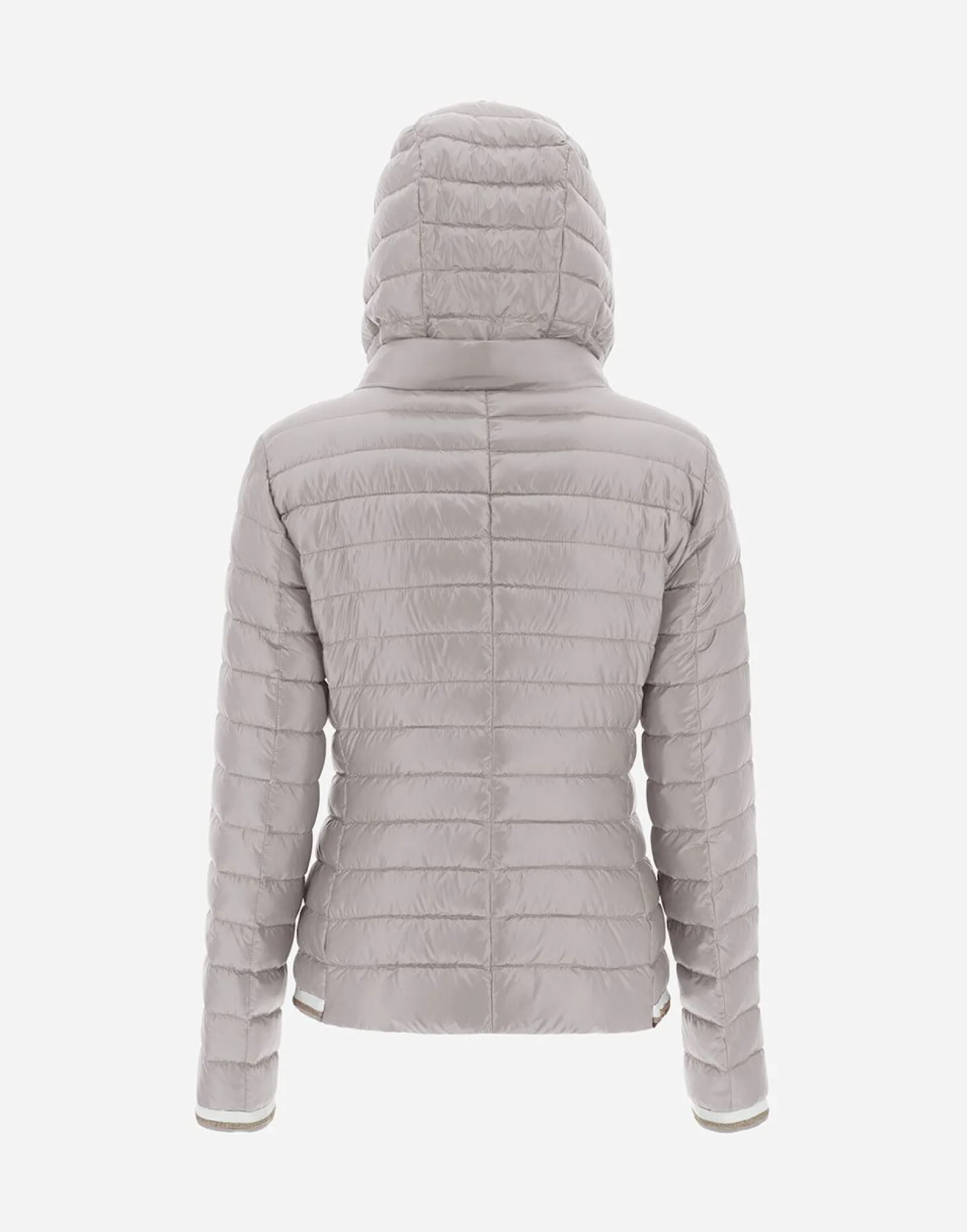 Herno Nylon Ultralight Bomber With Lurex Sweater