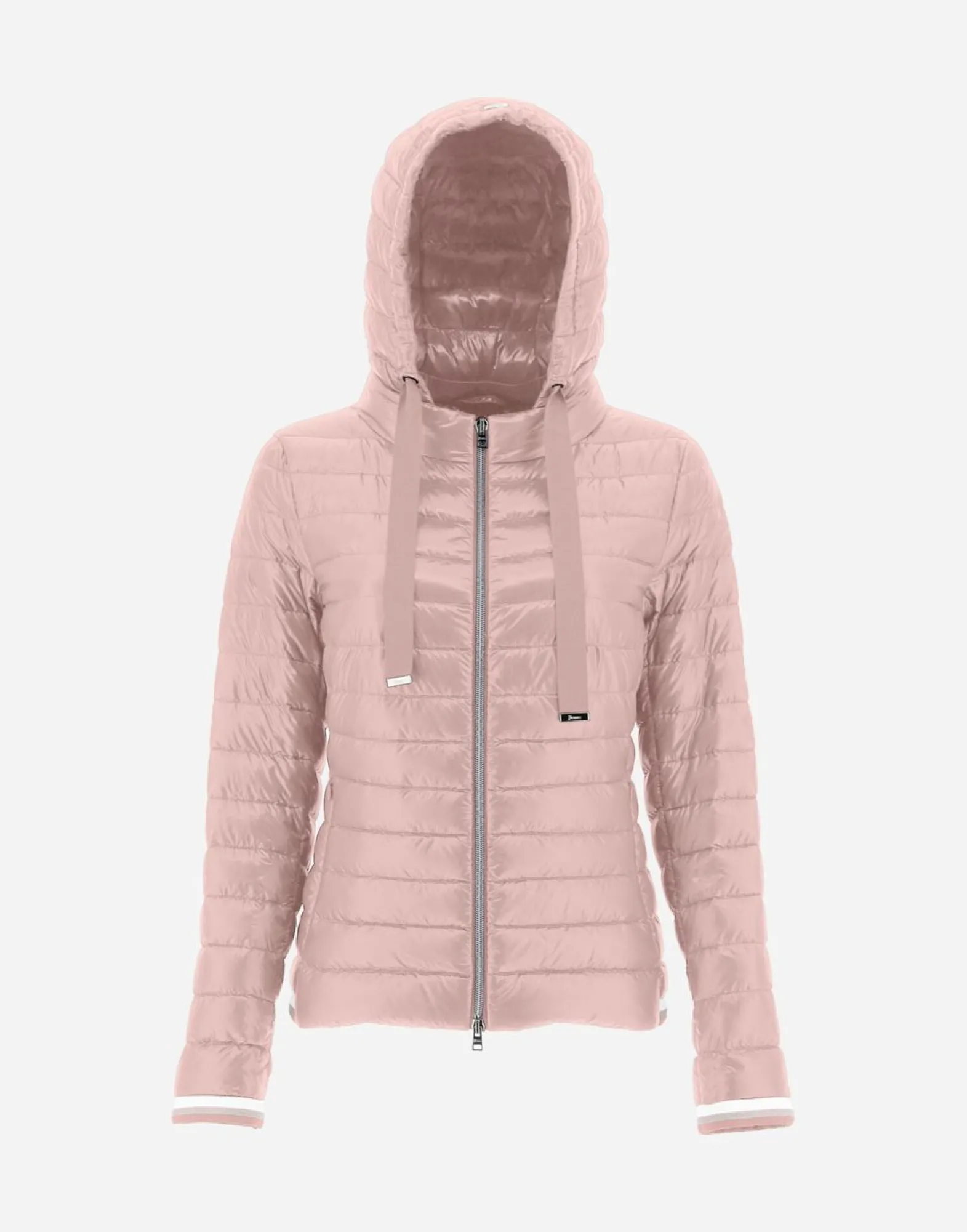 Herno Nylon Ultralight Bomber With Lurex Sweater